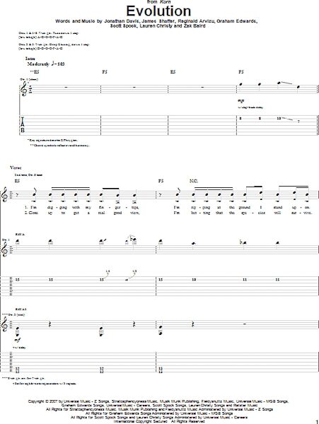 open zoom image for Evolution - Guitar TAB, New, Main