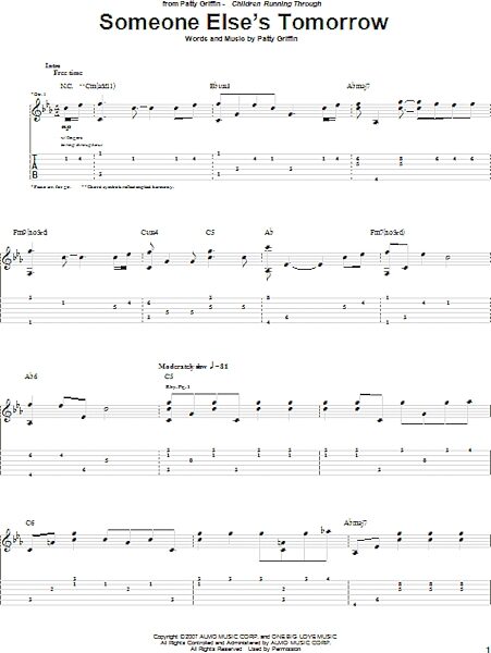 open zoom image for Someone Else's Tomorrow - Guitar TAB, New, Main