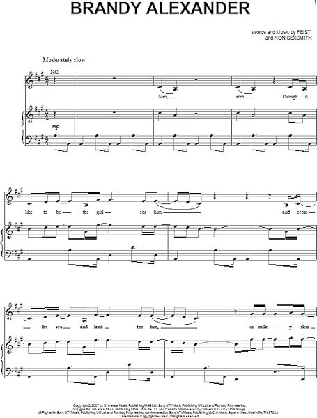 open zoom image for Brandy Alexander - Piano/Vocal/Guitar, New, Main