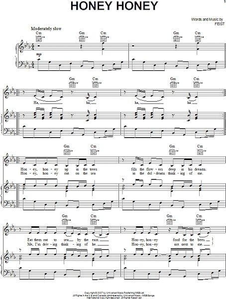 open zoom image for Honey Honey - Piano/Vocal/Guitar, New, Main