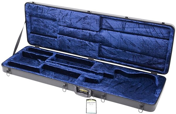 open zoom image for Schecter SGR5SB Stiletto Damien and HR Bass Case, New, Open
