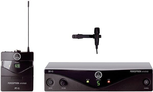 open zoom image for AKG WMS 45 Perception Wireless Presenter Lavalier Microphone System, Main