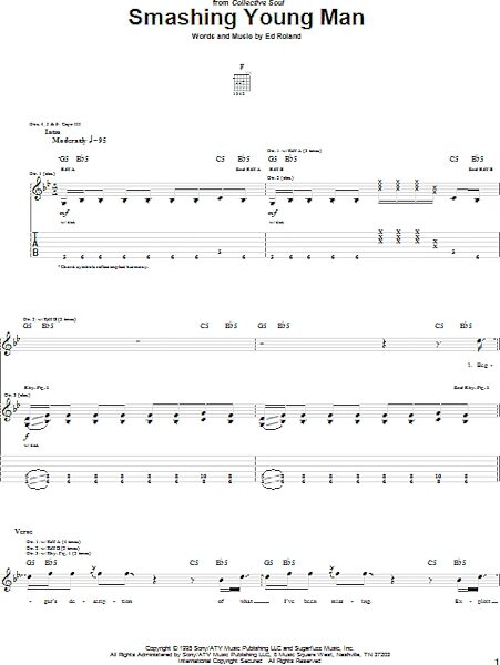 open zoom image for Smashing Young Man - Guitar TAB, New, Main