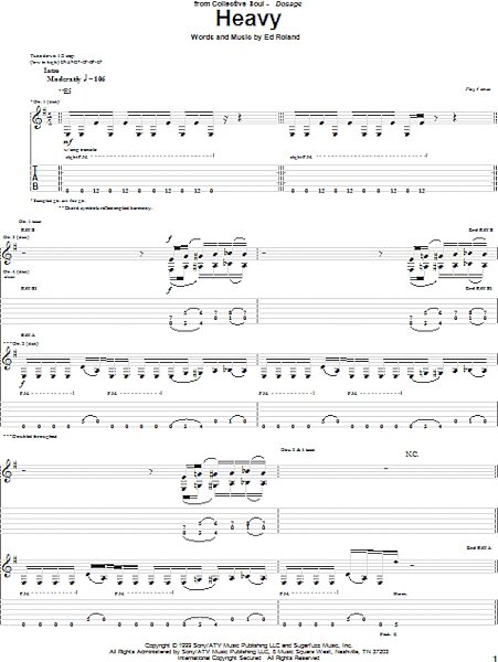 open zoom image for Heavy - Guitar TAB, New, Main