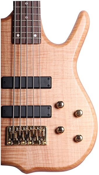 open zoom image for Ken Smith Design Burner Deluxe 5-String Electric Bass, Closeup