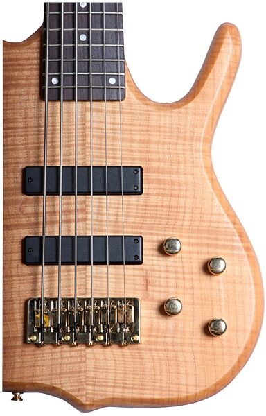 open zoom image for Ken Smith Design Burner Deluxe 6-String Electric Bass, Closeup