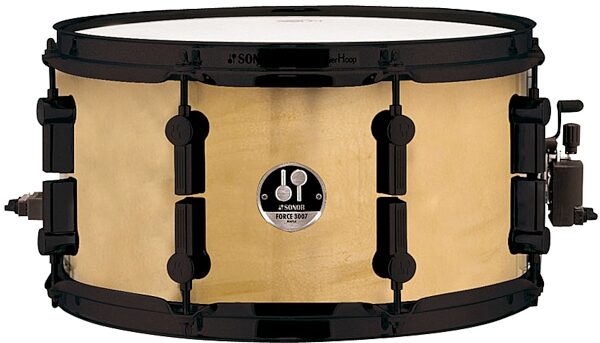 open zoom image for Sonor Force 3007 Maple Snare Drum, Black on Natural