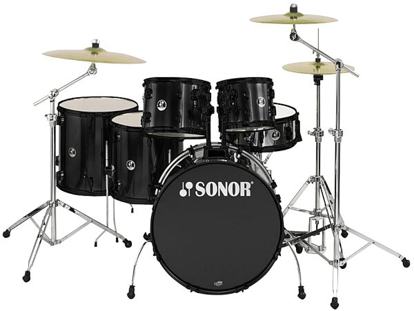 open zoom image for Sonor SSE622 Extreme Blackout 6-Piece Drum Shell Kit, Blackout