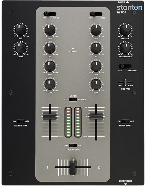 open zoom image for Stanton M.203 2-Channel DJ Mixer, Main
