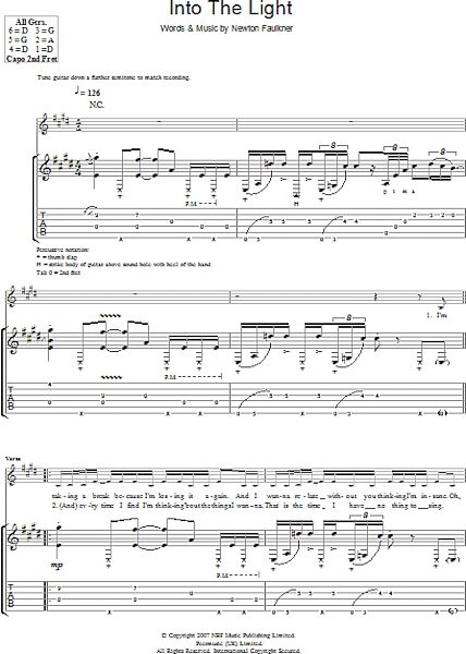 open zoom image for To The Light - Guitar TAB, New, Main