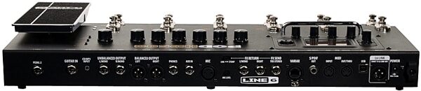 open zoom image for Line 6 POD HD500 Amp Modeling Multi-Effects Pedalboard, Rear - Top