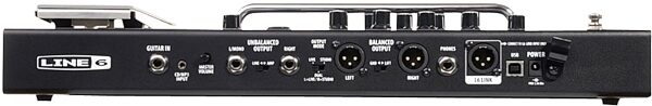 open zoom image for Line 6 POD HD300 Amp Modeling Multi-Effects Pedalboard, Rear