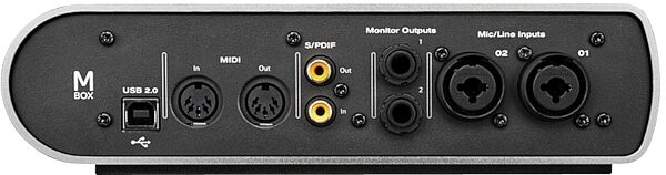 open zoom image for Avid Mbox USB Audio Interface (with Pro Tools), Rear
