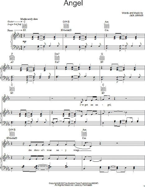 open zoom image for Angel - Piano/Vocal/Guitar, New, Main