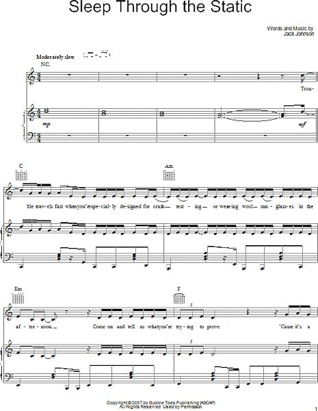open zoom image for Sleep Through The Static - Piano/Vocal/Guitar, New, Main