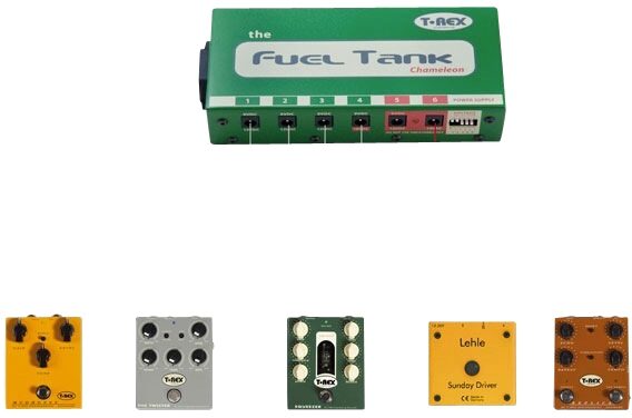 open zoom image for T-Rex Fuel Tank Chameleon Universal Power Supply, Setup Example 1