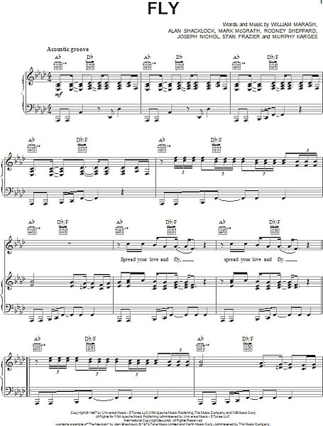 open zoom image for Fly - Piano/Vocal/Guitar, New, Main