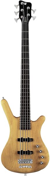 open zoom image for Warwick RockBass Corvette Active 5-String Electric Bass, Natural Satin