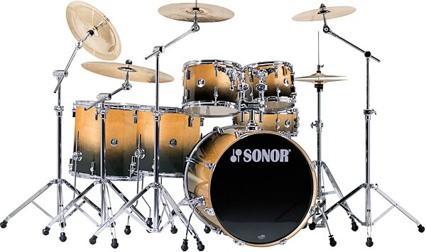 open zoom image for Sonor EXTB622 Extreme Birch 6-Piece Drum Shell Kit, Natural Fade