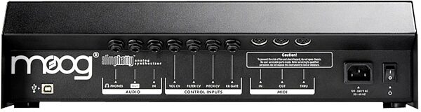 open zoom image for Moog Music Slim Phatty Analog Synthesizer, Rear
