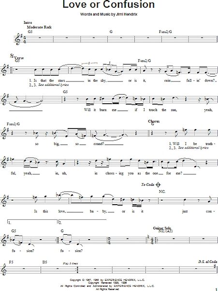 open zoom image for Love Or Confusion - Easy Guitar, New, Main