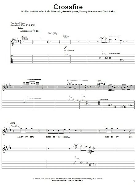 open zoom image for Crossfire - Guitar Tab Play-Along, New, Main