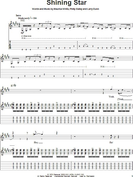 open zoom image for Shining Star - Guitar Tab Play-Along, New, Main