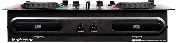 open zoom image for Gemini CDM3610 Dual MP3/CD Player and Mixer, Front