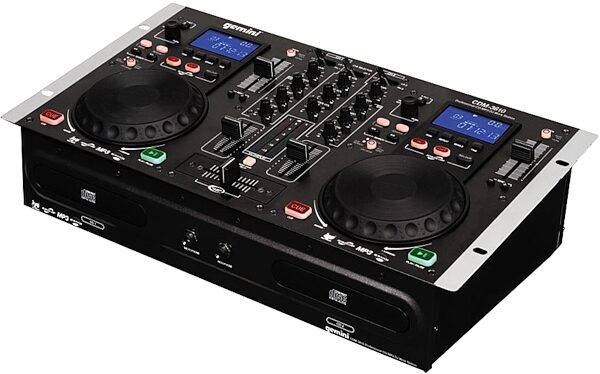 open zoom image for Gemini CDM3610 Dual MP3/CD Player and Mixer, Angle
