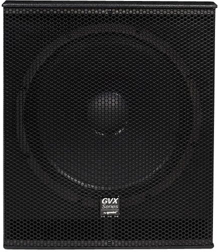 open zoom image for Gemini GVXSUB15P Powered Subwoofer (1600 Watts, 1x15"), Front