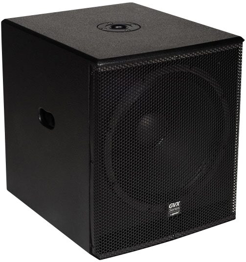 open zoom image for Gemini GVXSUB15P Powered Subwoofer (1600 Watts, 1x15"), Left
