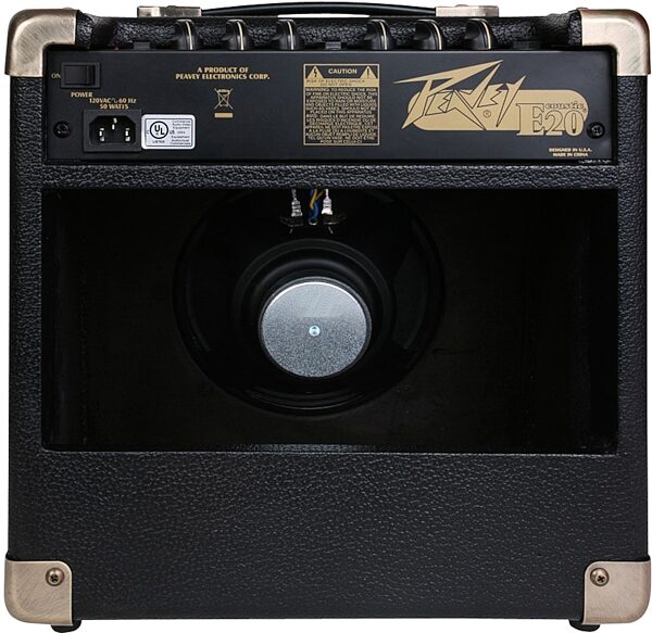 open zoom image for Peavey Ecoustic E20 Acoustic Guitar Amplifier (20 Watts, 1x8"), Rear