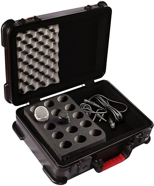open zoom image for Gator GM15TSA Deluxe ATA Microphone Case, Main