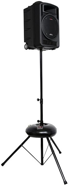 open zoom image for Galaxy Audio LSR38 Life Saver Stand Stabilizer, In Use - 2