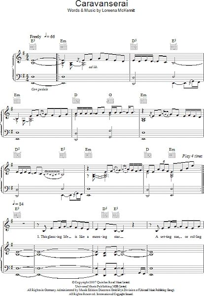 open zoom image for Caravanserai - Piano/Vocal/Guitar, New, Main