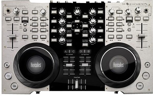 open zoom image for Hercules DJ Console 4 MX USB DJ Controller (with Gig Bag), Main
