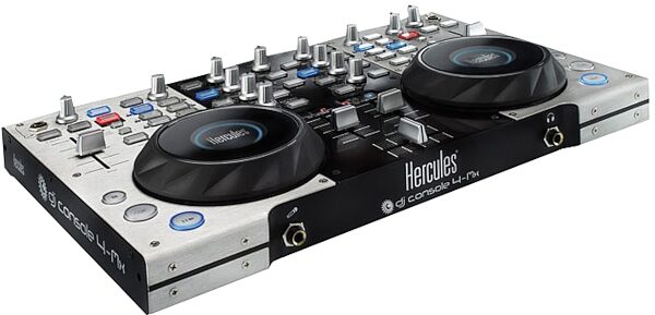 open zoom image for Hercules DJ Console 4 MX USB DJ Controller (with Gig Bag), Angle