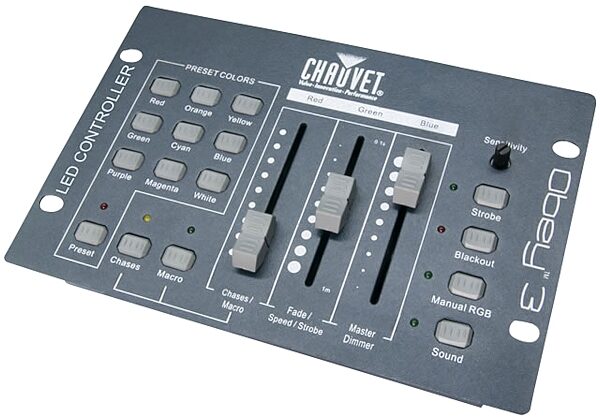 open zoom image for Chauvet DJ OBEY3 DMX Lighting Controller, New, Right