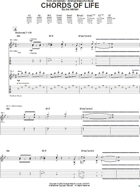 open zoom image for Chords Of Life - Guitar TAB, New, Main