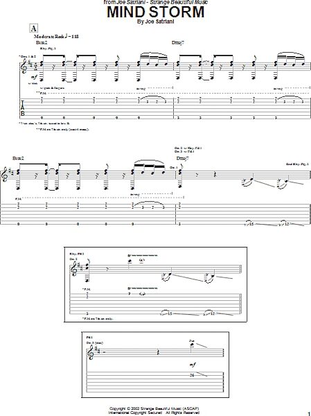 open zoom image for Mind Storm - Guitar TAB, New, Main