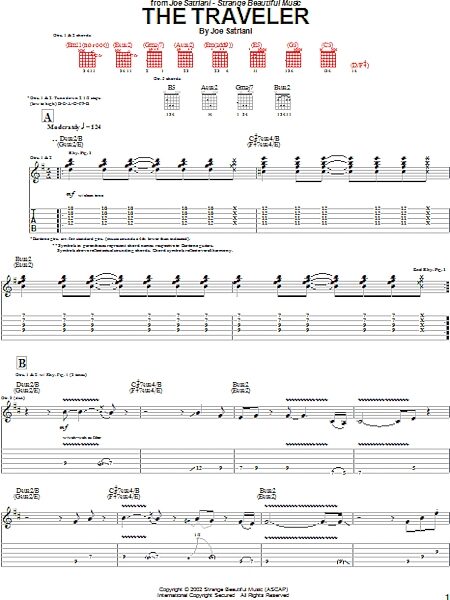 open zoom image for The Traveler - Guitar TAB, New, Main