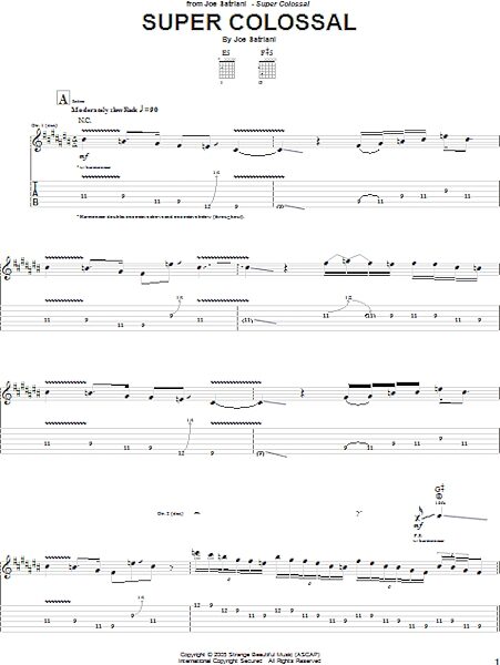 open zoom image for Super Colossal - Guitar TAB, New, Main