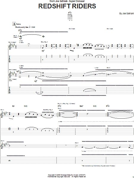open zoom image for Redshift Riders - Guitar TAB, New, Main