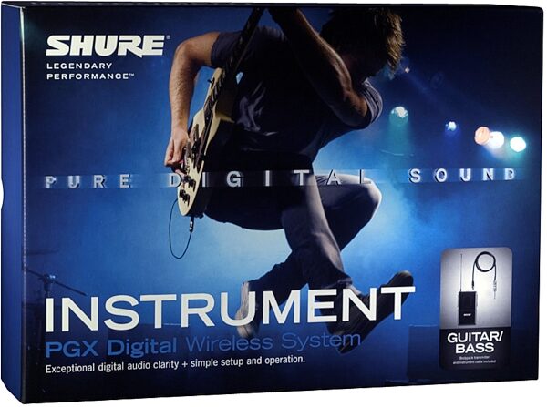 open zoom image for Shure PGXD14 Bodypack Guitar Wireless System, Box