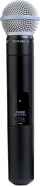 open zoom image for Shure PGXD2/Beta58 Handheld Wireless Microphone Transmitter, Main
