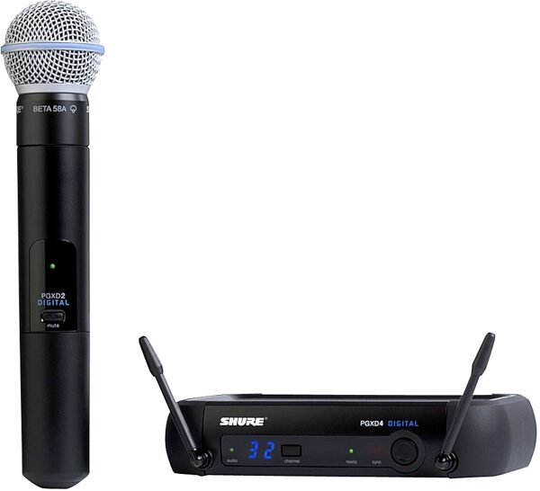 open zoom image for Shure PGX Digital Handheld Wireless Microphone System with Beta 58A, Main