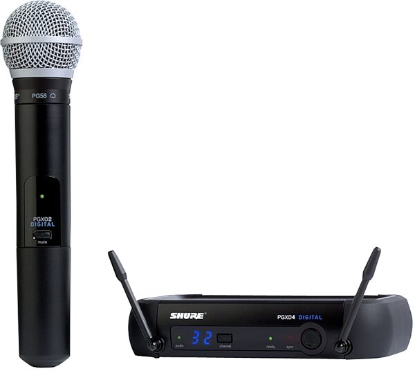 open zoom image for Shure PGX Digital Handheld Wireless Handheld Microphone System with PG58, Main