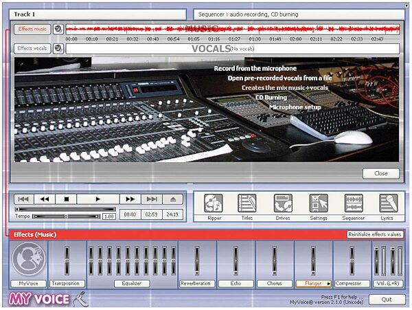 open zoom image for eMedia Karaoke Master Software and Microphone, Screenshot 2