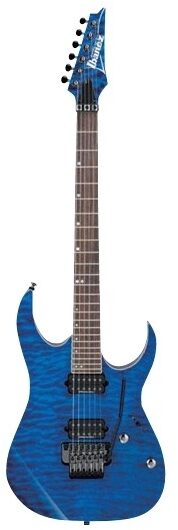 open zoom image for Ibanez RG920QM Premium Series Electric Guitar with Gig Bag, Cobalt Blue Surge