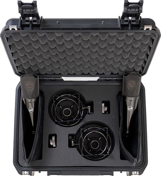 open zoom image for Warm Audio WA-87 R2 TS Titanium Condenser Microphones Stereo Pair, Pair, Detail Front